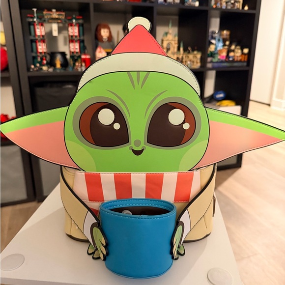 Loungefly Handbags - Loungefly Star Wars The Mandalorian The Child with Mug Holiday Mini Backpack